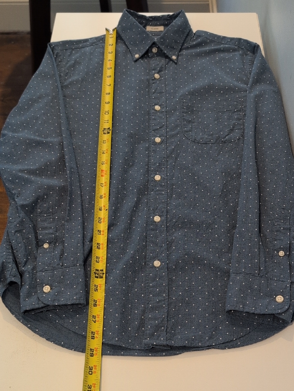 J. Crew Men's Small Secret Wash Classic Fit Long Sleeve Shirt Style #BN126 - Picture 11 of 13